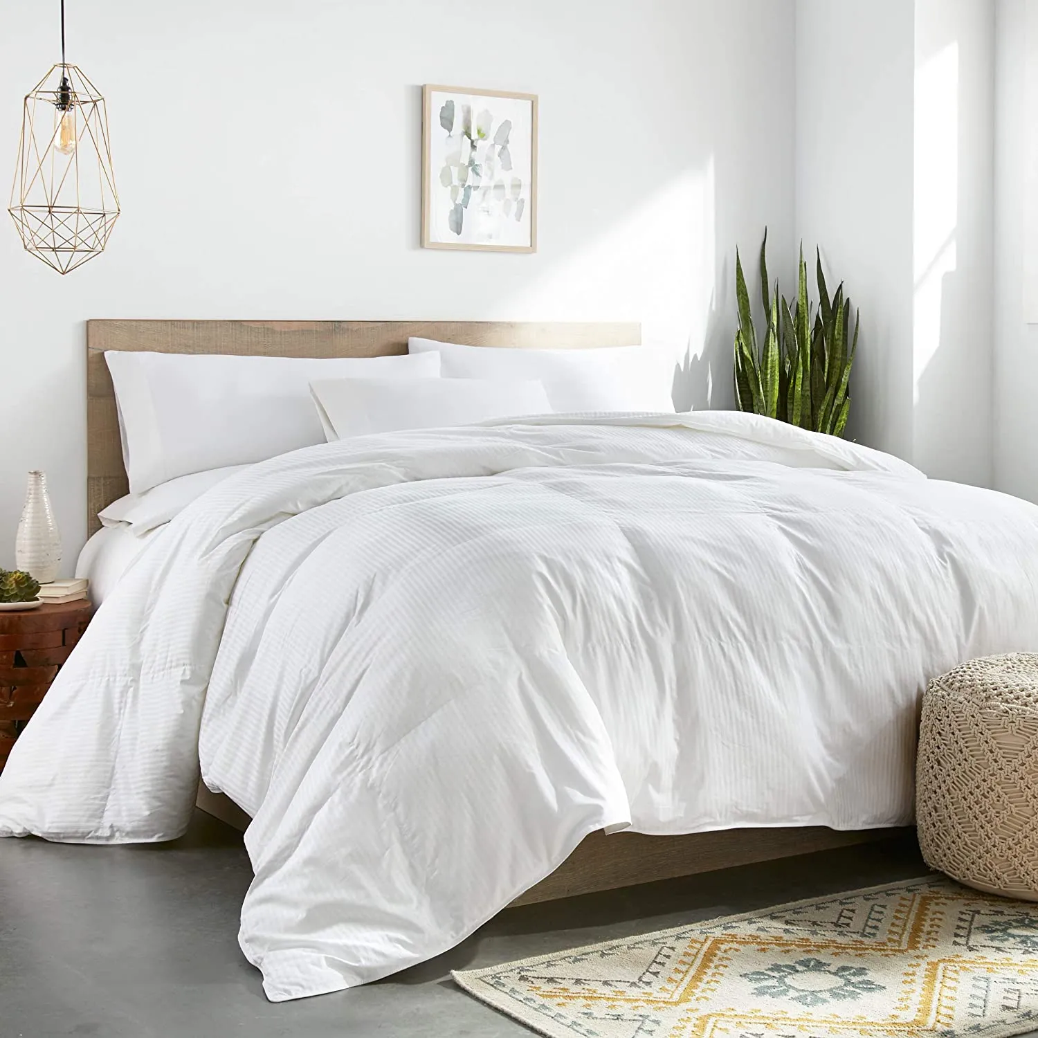 DOWNLITE White Goose Down Comforter | Medium Weight