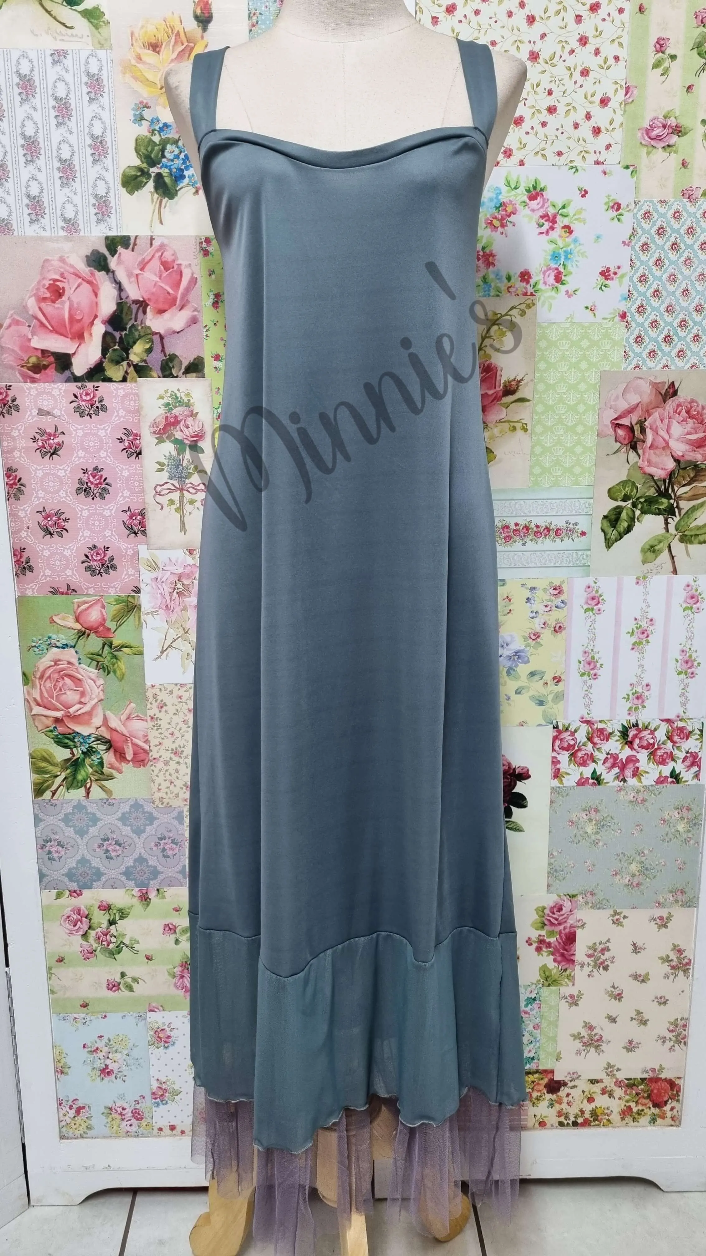 Duck Egg & Mauve 4-Piece Dress ML023