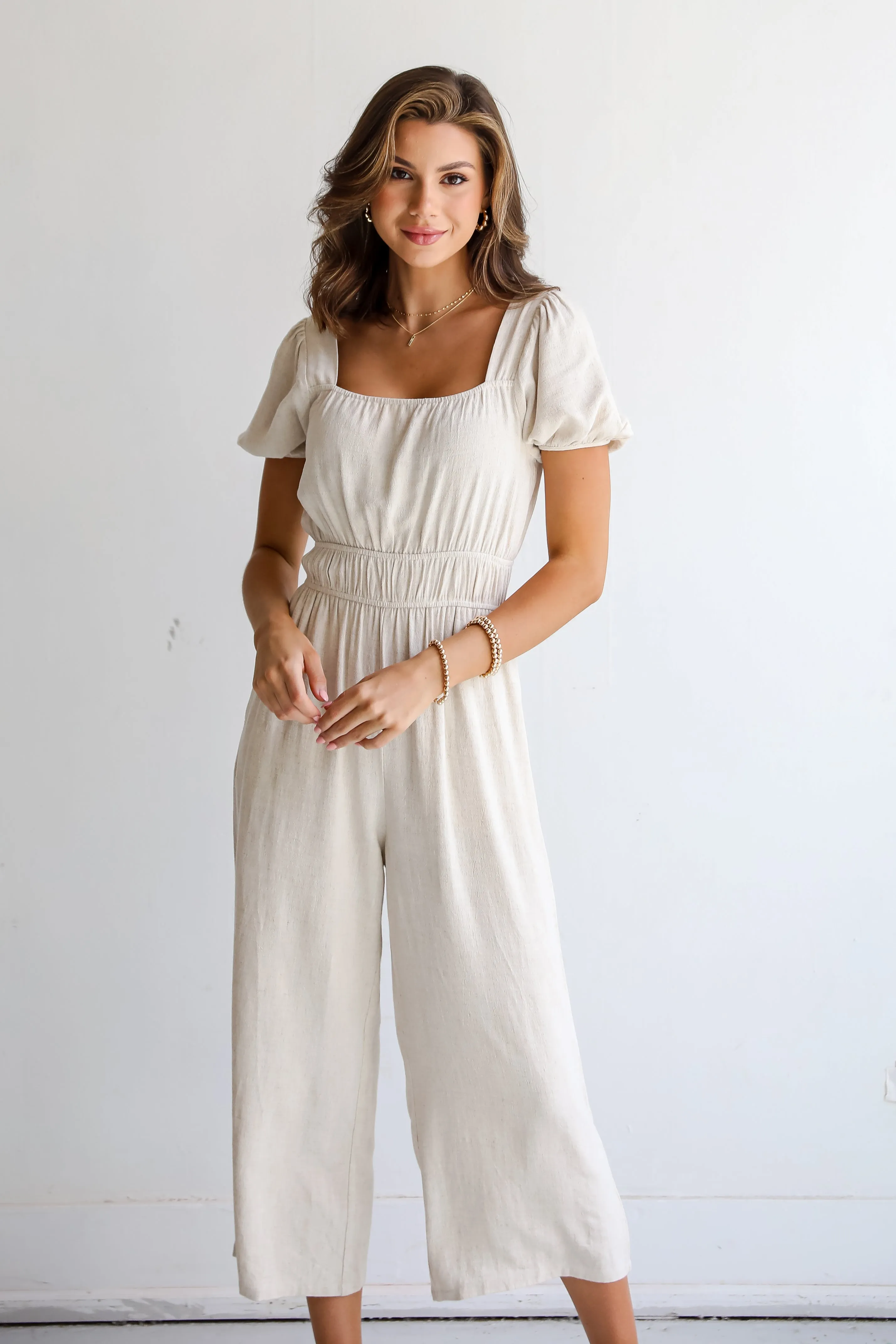 Exceptional Expression Linen Jumpsuit