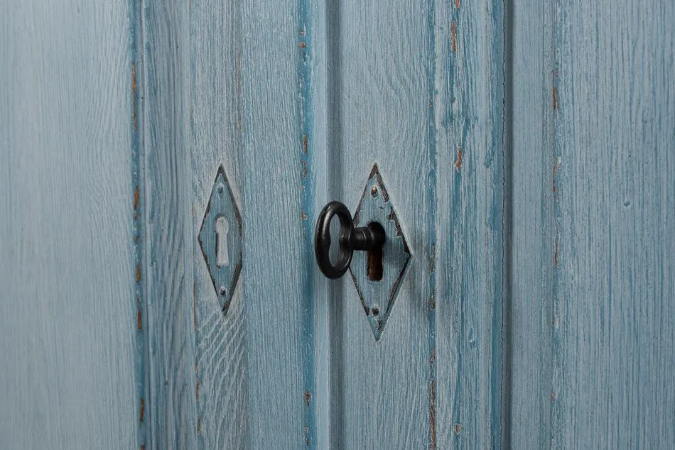 Extra Long Sky Blue Sideboard