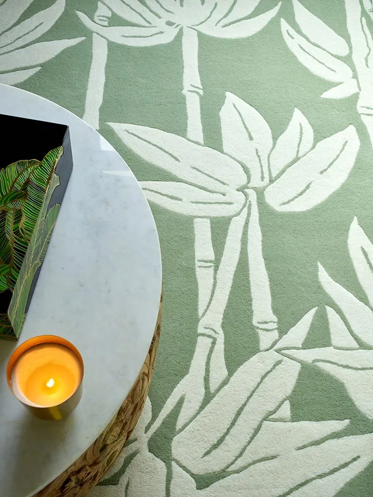 Florence Broadhurst Japanese Bamboo Jade Rug