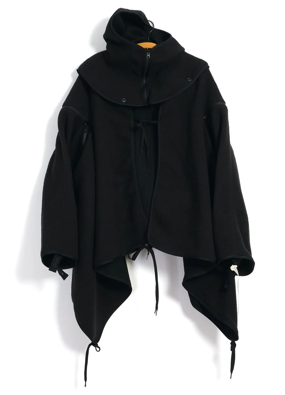 FOLKS PONCHO | Black