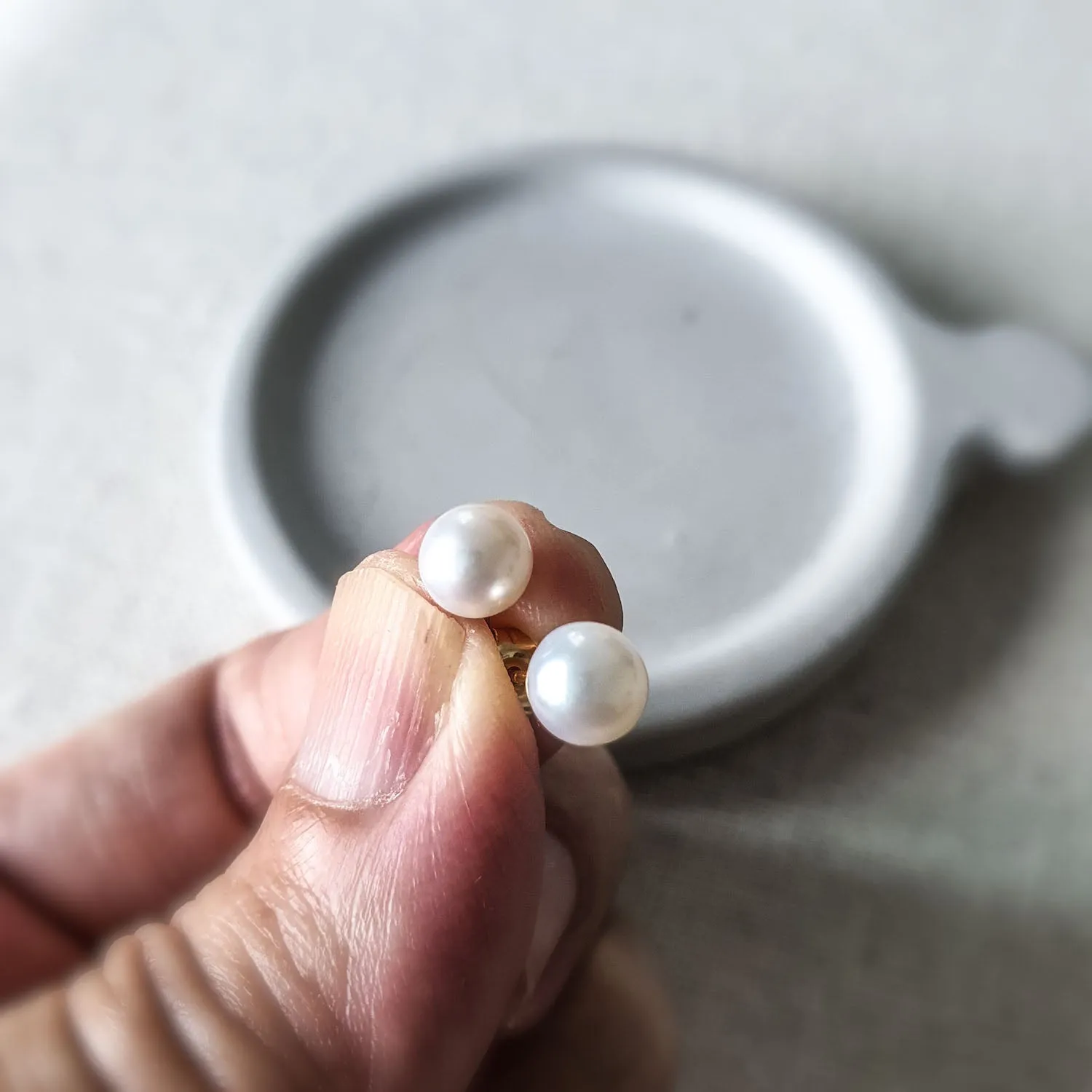 Fresh Water Pearl studs /5.5 or 7mm