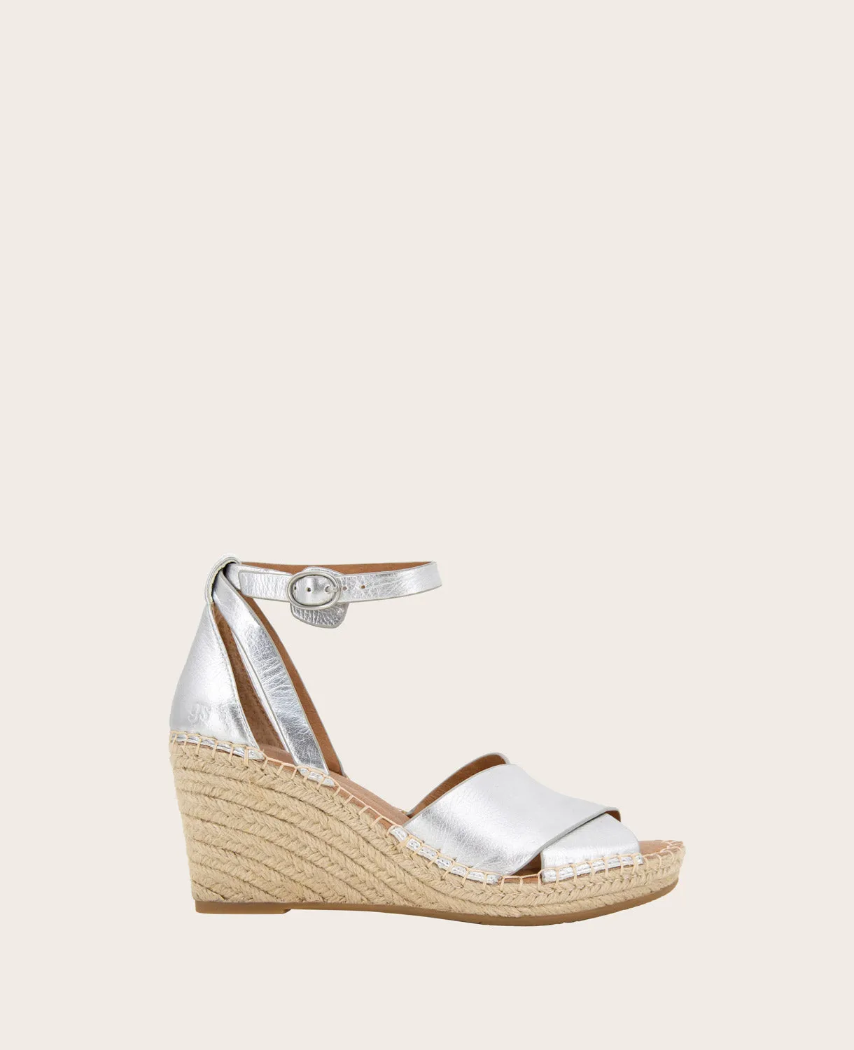 GENTLE SOULS - Charli Suede X-Band Espadrille Wedge Sandal