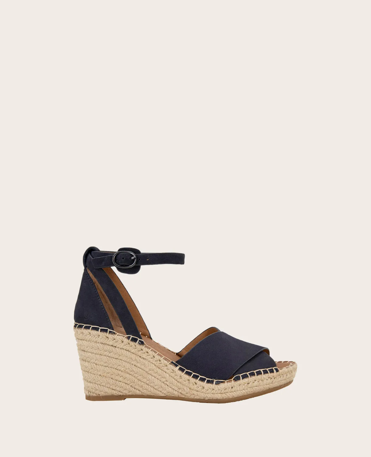 GENTLE SOULS - Charli Suede X-Band Espadrille Wedge Sandal