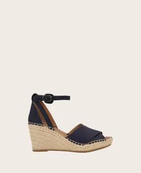 GENTLE SOULS - Charli Suede X-Band Espadrille Wedge Sandal