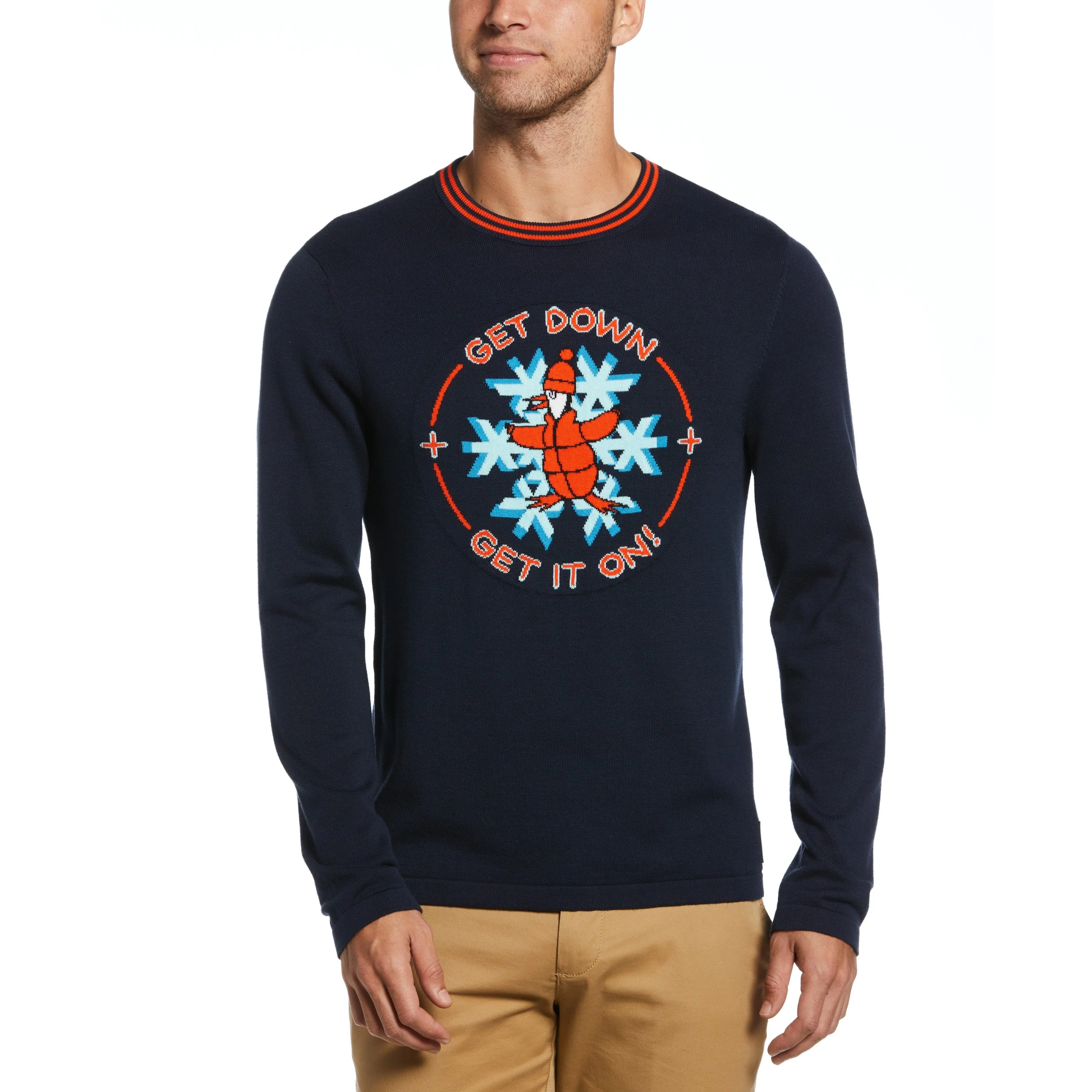 Get Down Pete Snowflake Sweater