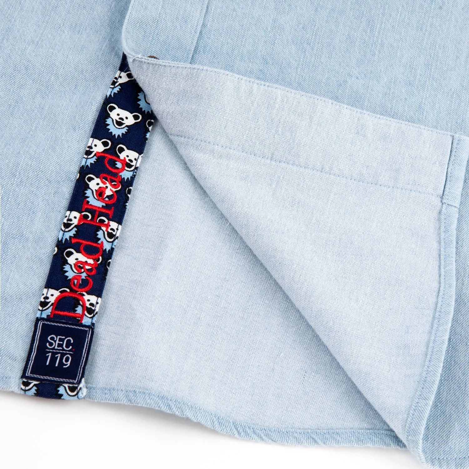 Grateful Dead | Premium Button Down | Denim Bear