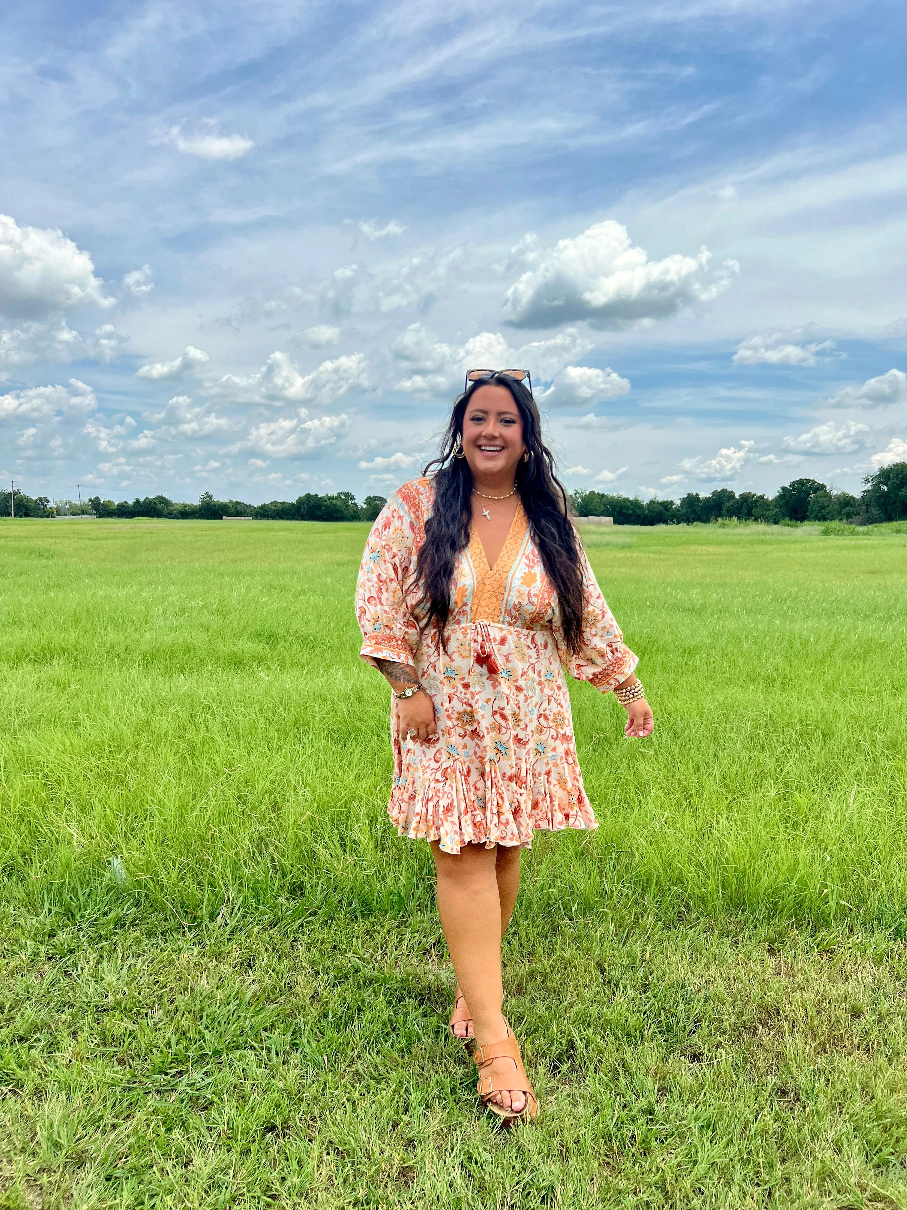 Gypsy Heart Rust Dress