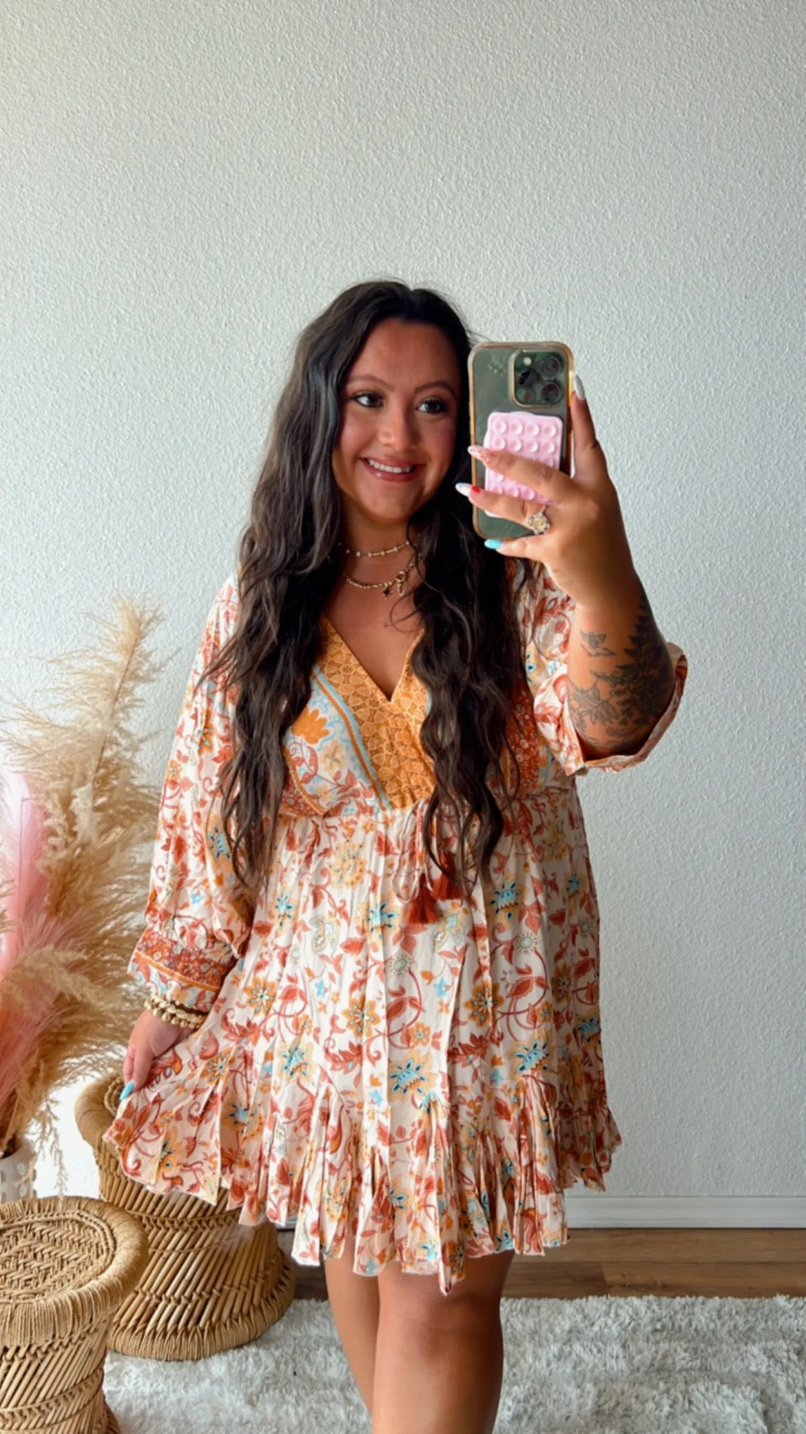 Gypsy Heart Rust Dress