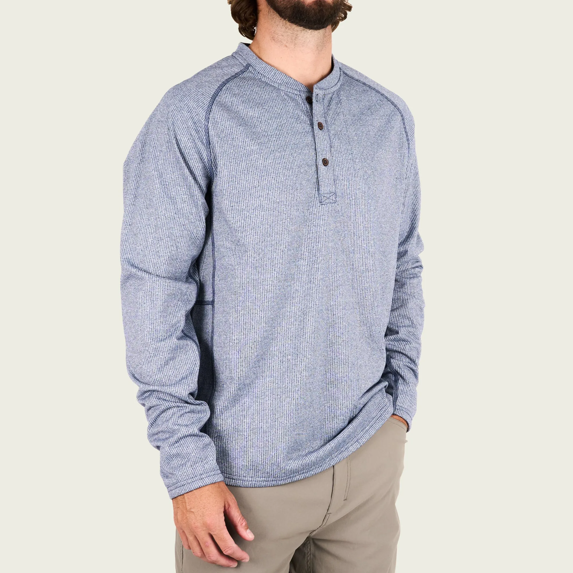 Harkers Island Fleece Henley