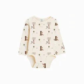 Henley Bodysuit - Autumn Bears