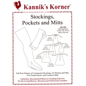 Kanniks Korner Stockings, Pockets, and Mitts Pattern