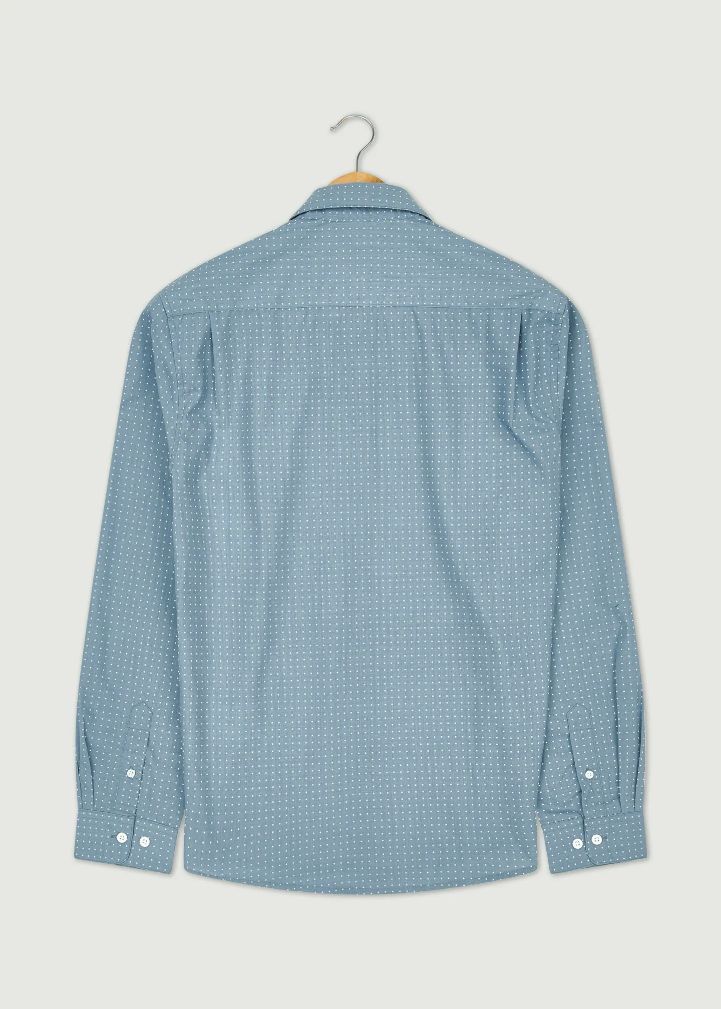 Lancel Long Sleeve Shirt - Grey/White