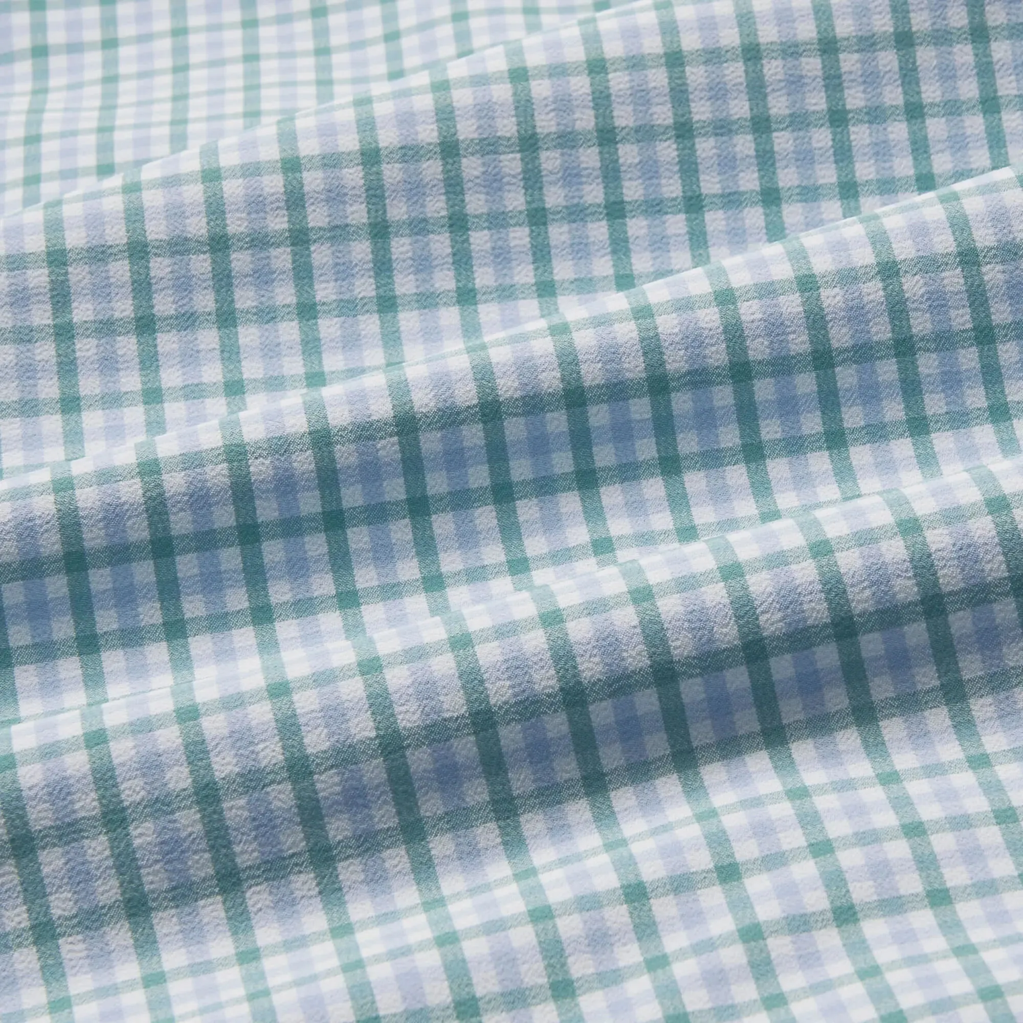 Leeward Dress Shirt - Deep Sea Oaklawn Plaid - Mizzen and Main