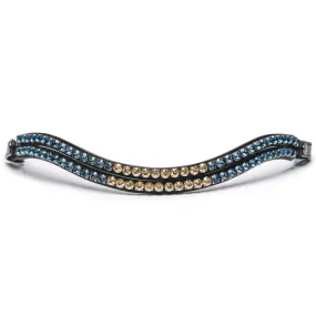 Limelight Two Row Wave Browband - Dusk To Dawn