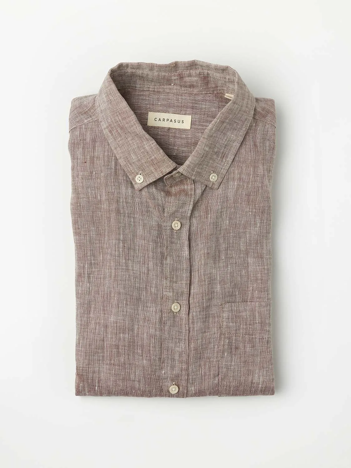 Linen Shirt Tamina Brown