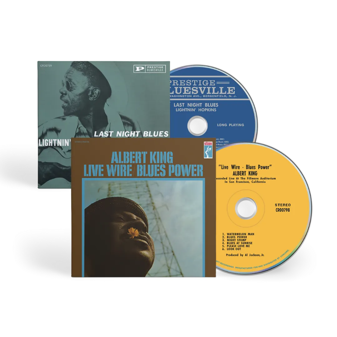 Live Wire / Blues Power   Last Night Blues (Bluesville Series) CD Bundle