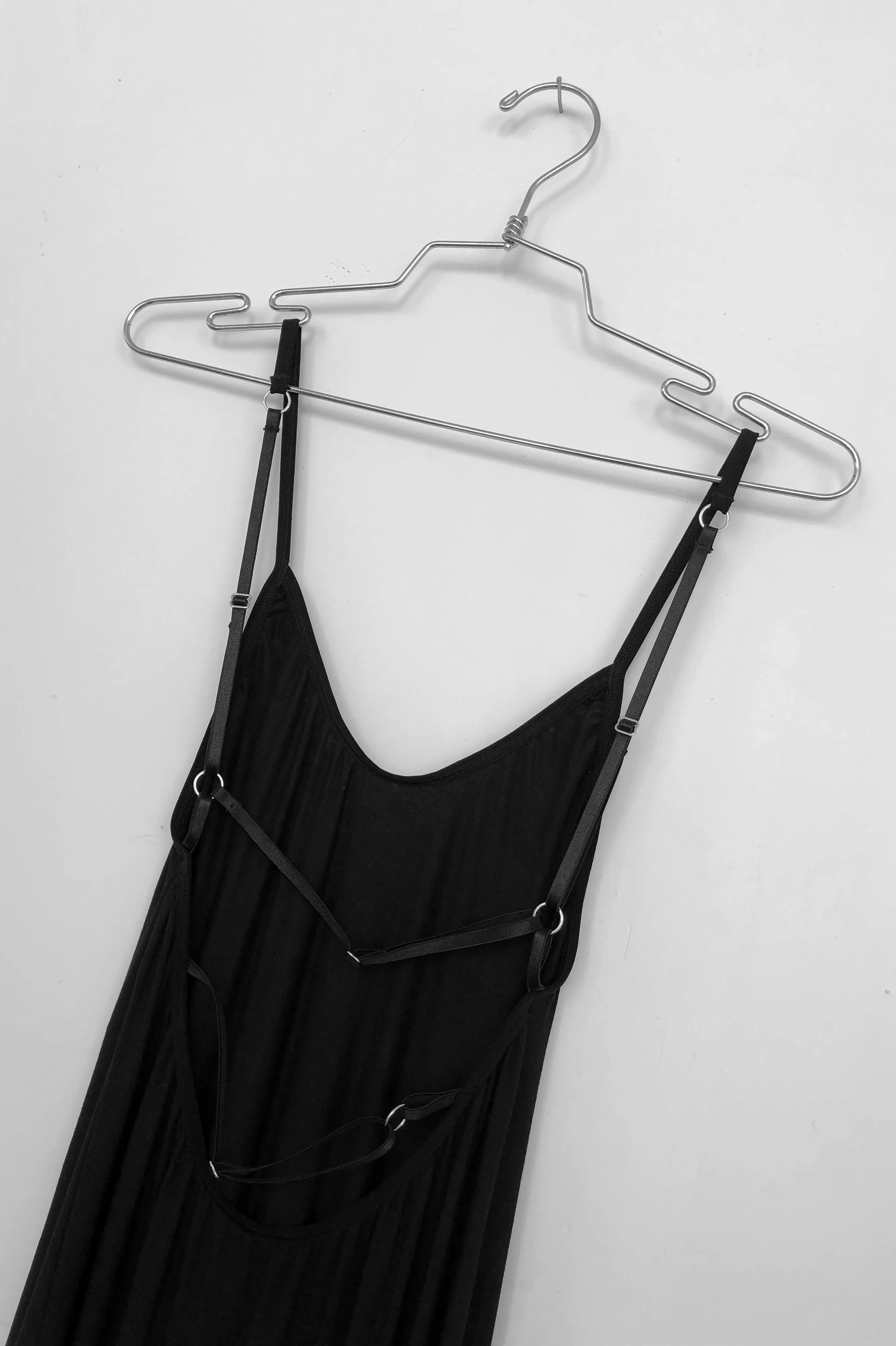 Lucid Slip Dress in Black Tencel Modal Jersey