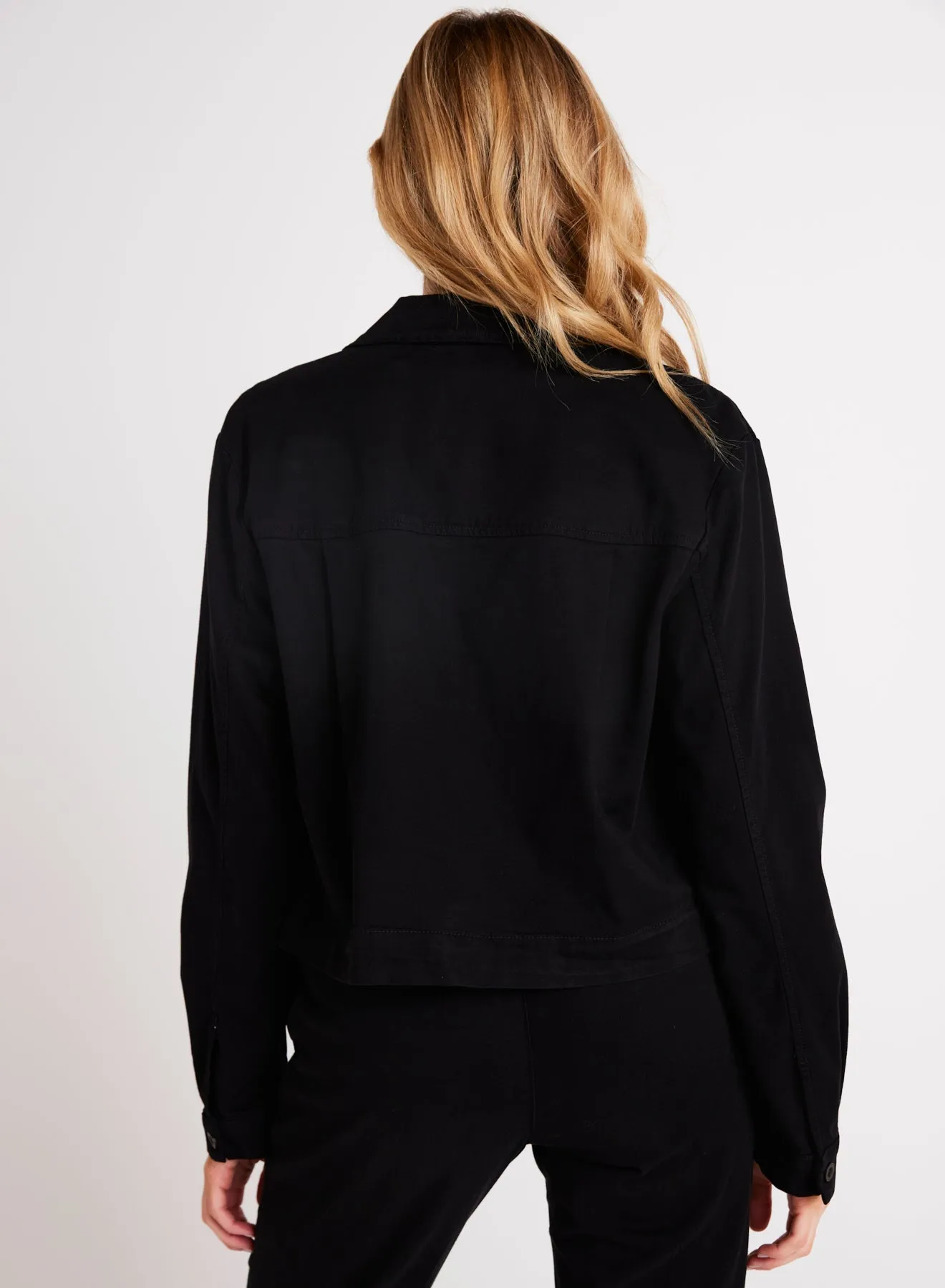 Madison Flap Pocket Jacket - Black