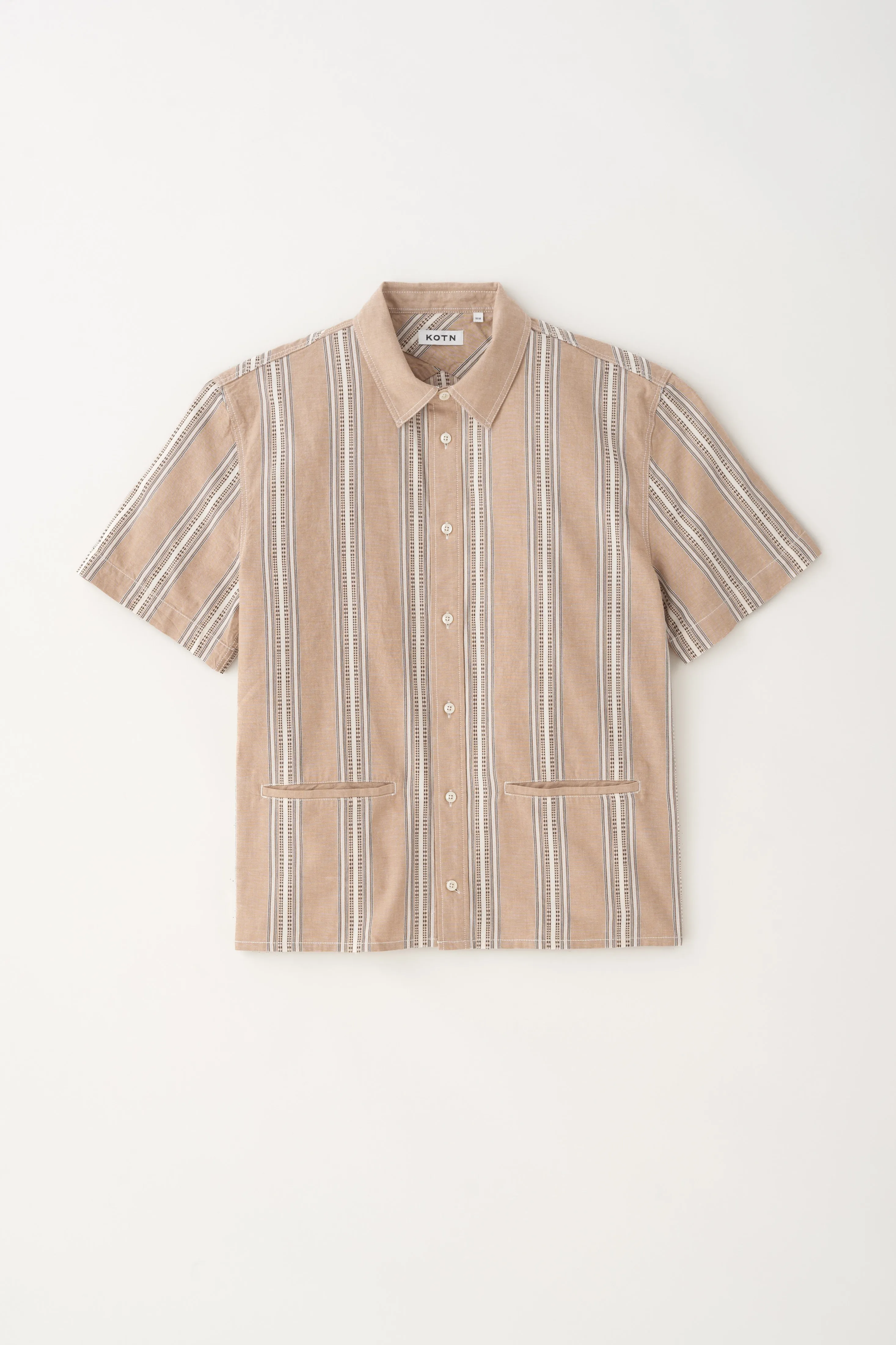 Men's Agami Short Sleeve Shirt in Khaki