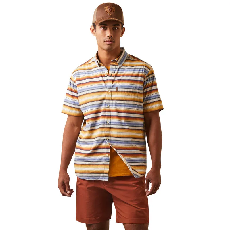 Men's Ariat Sunset Serape Stretch Modern Fit Shirt