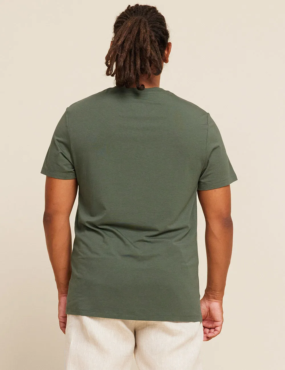 Men's Classic Crew Neck T-Shirt - Moss