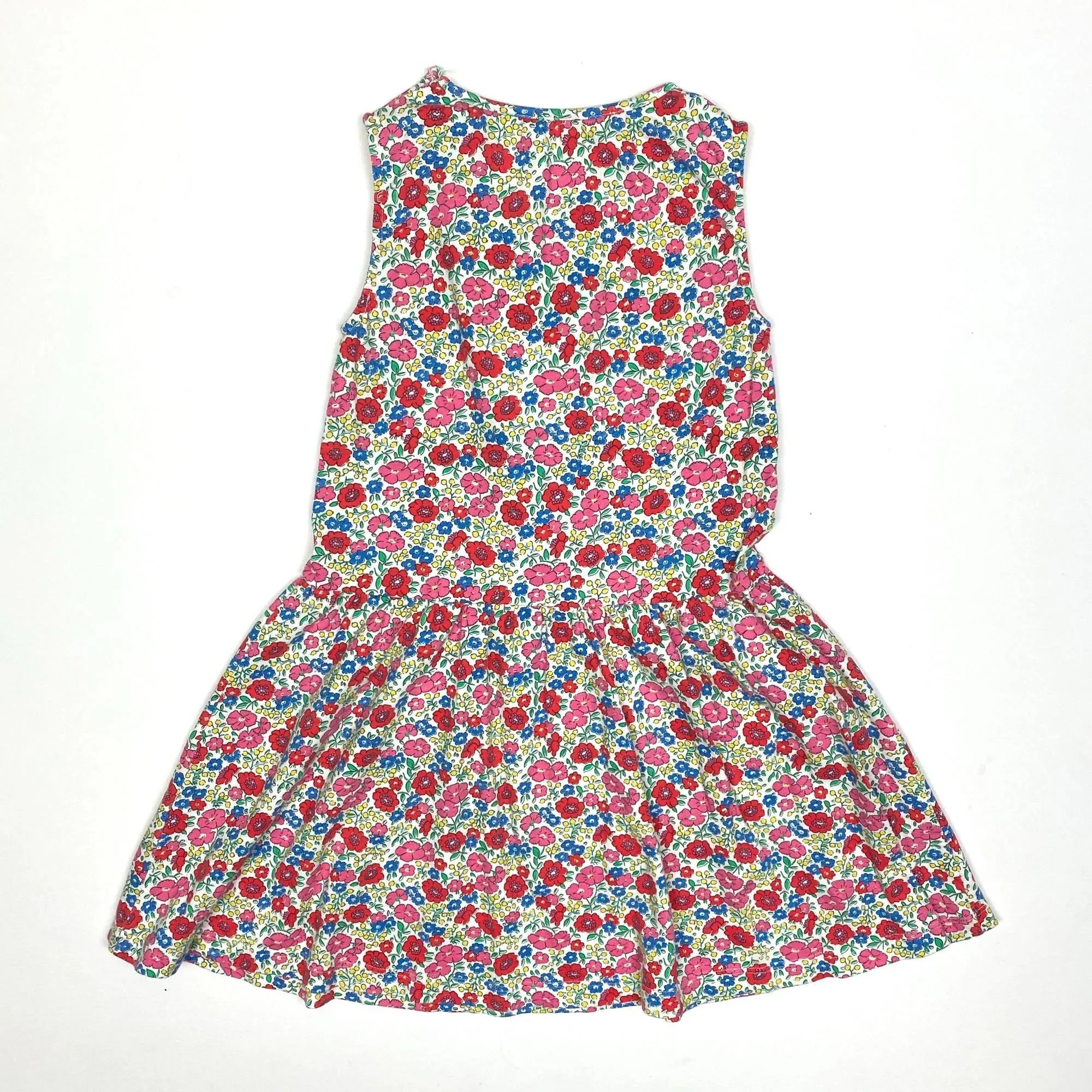 Mini Boden Girls Sleeveless Floral Dress 6-7 Years