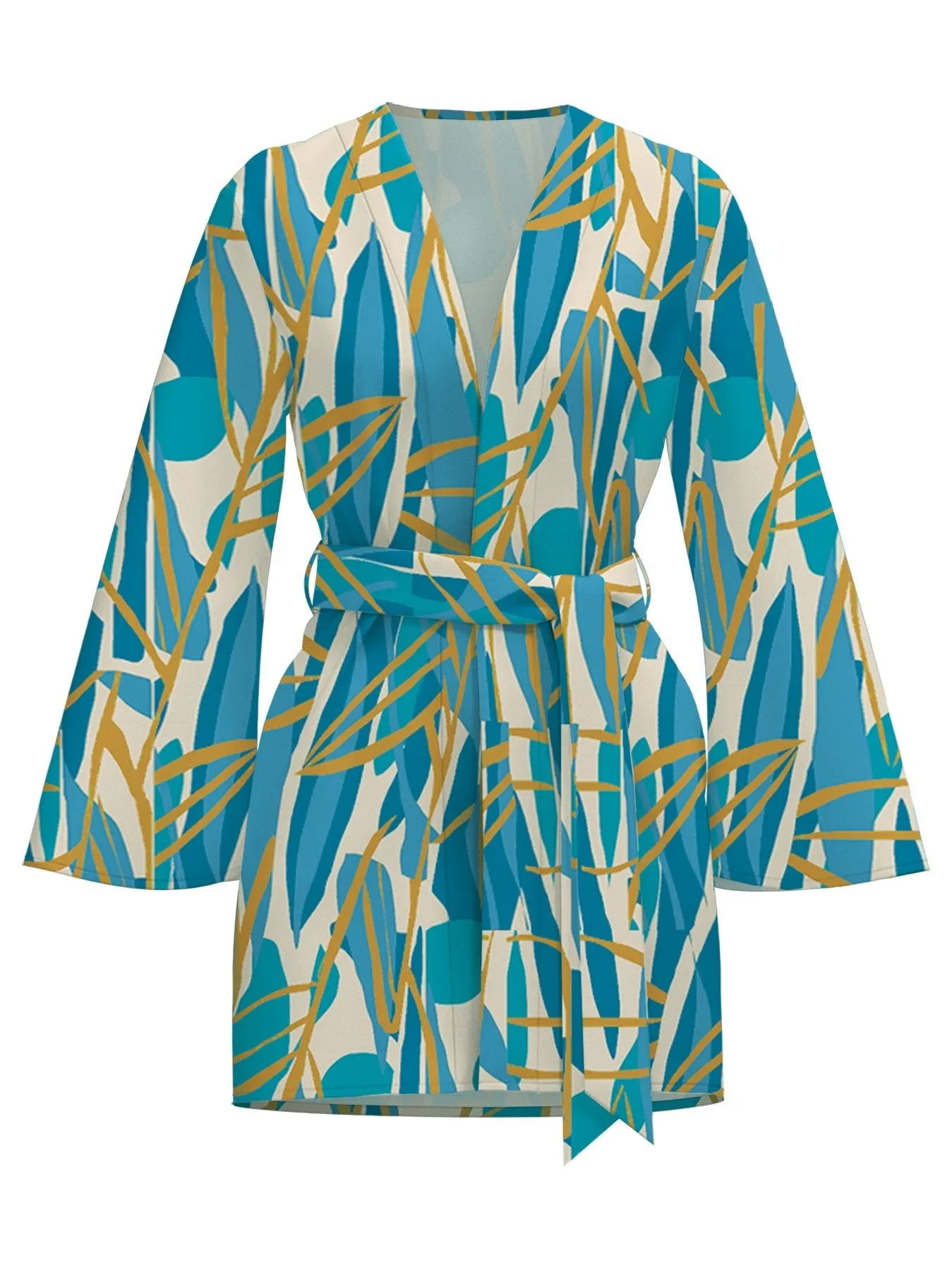 Mini Kimono - Blossom Teal