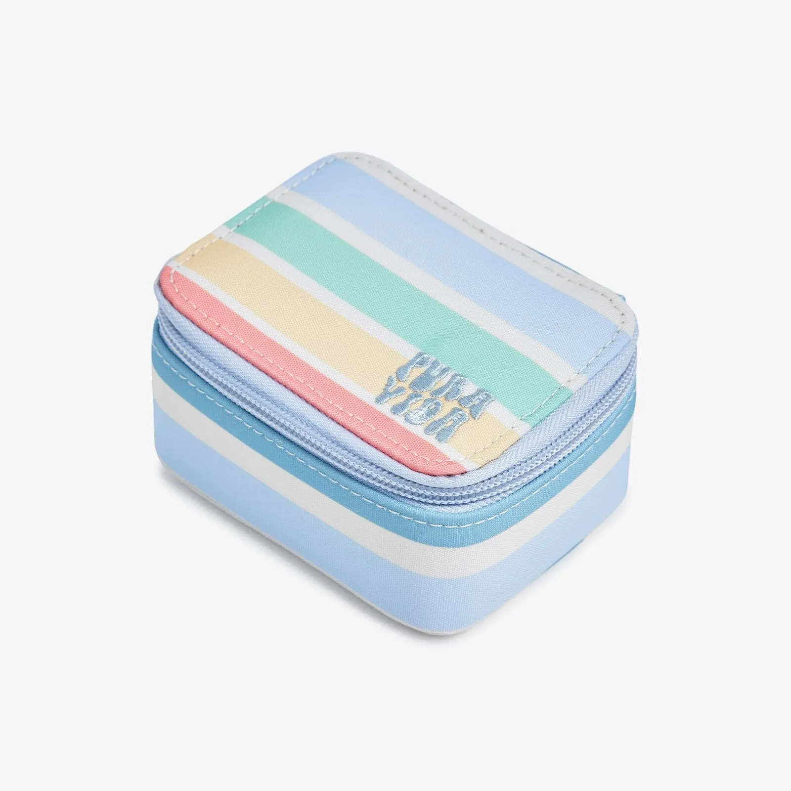 Mini Retro Stripe Jewelry Case