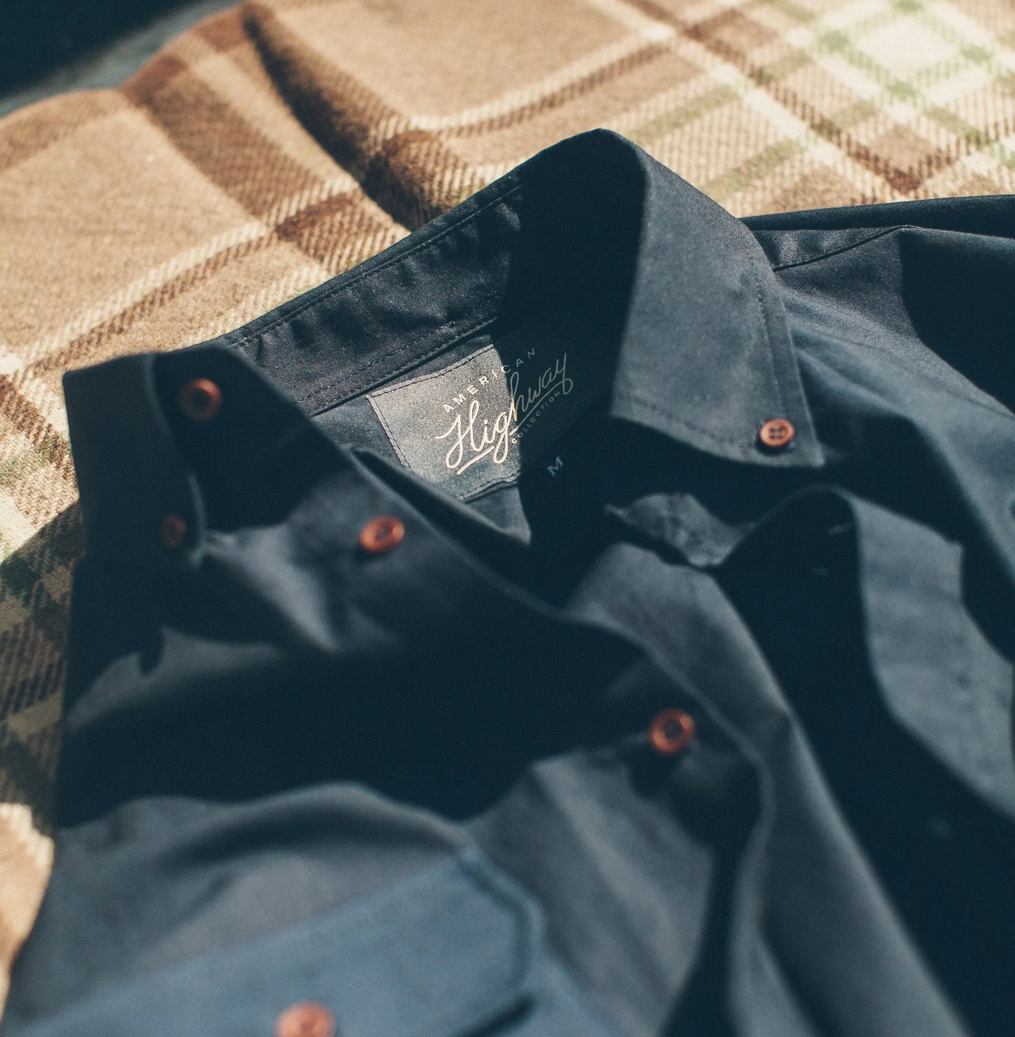 Navy Twill Shotgun Shirt