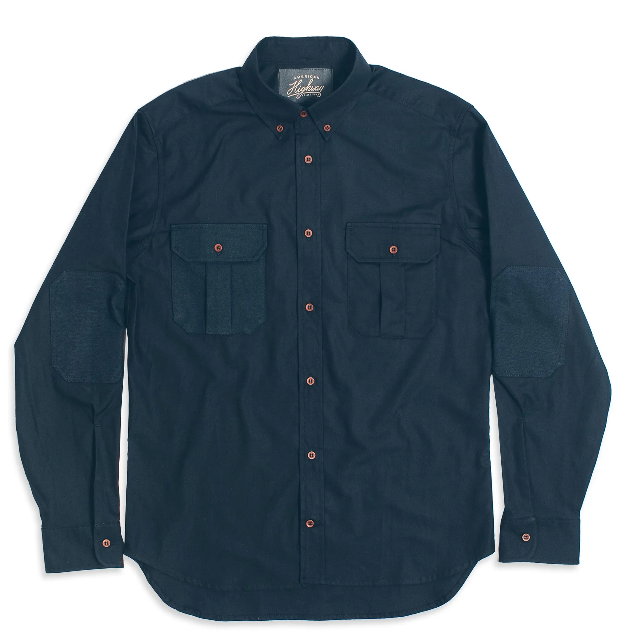 Navy Twill Shotgun Shirt