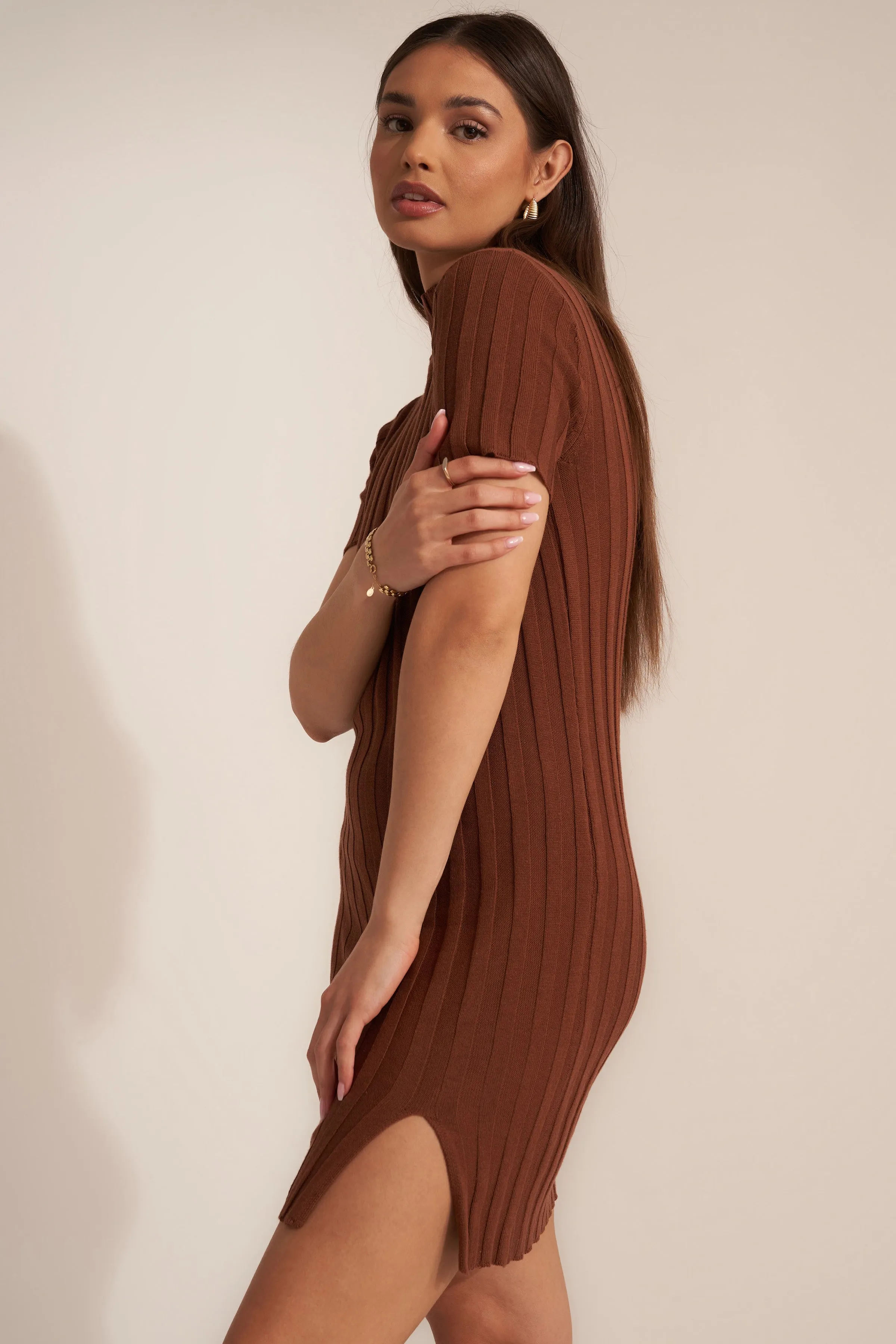 Pia Dress - Caramel