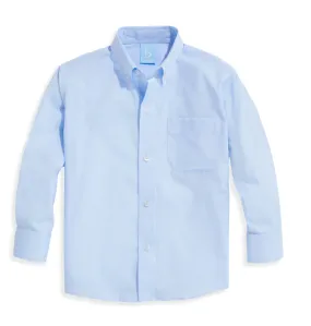 Poplin Button-down Shirt | Blue