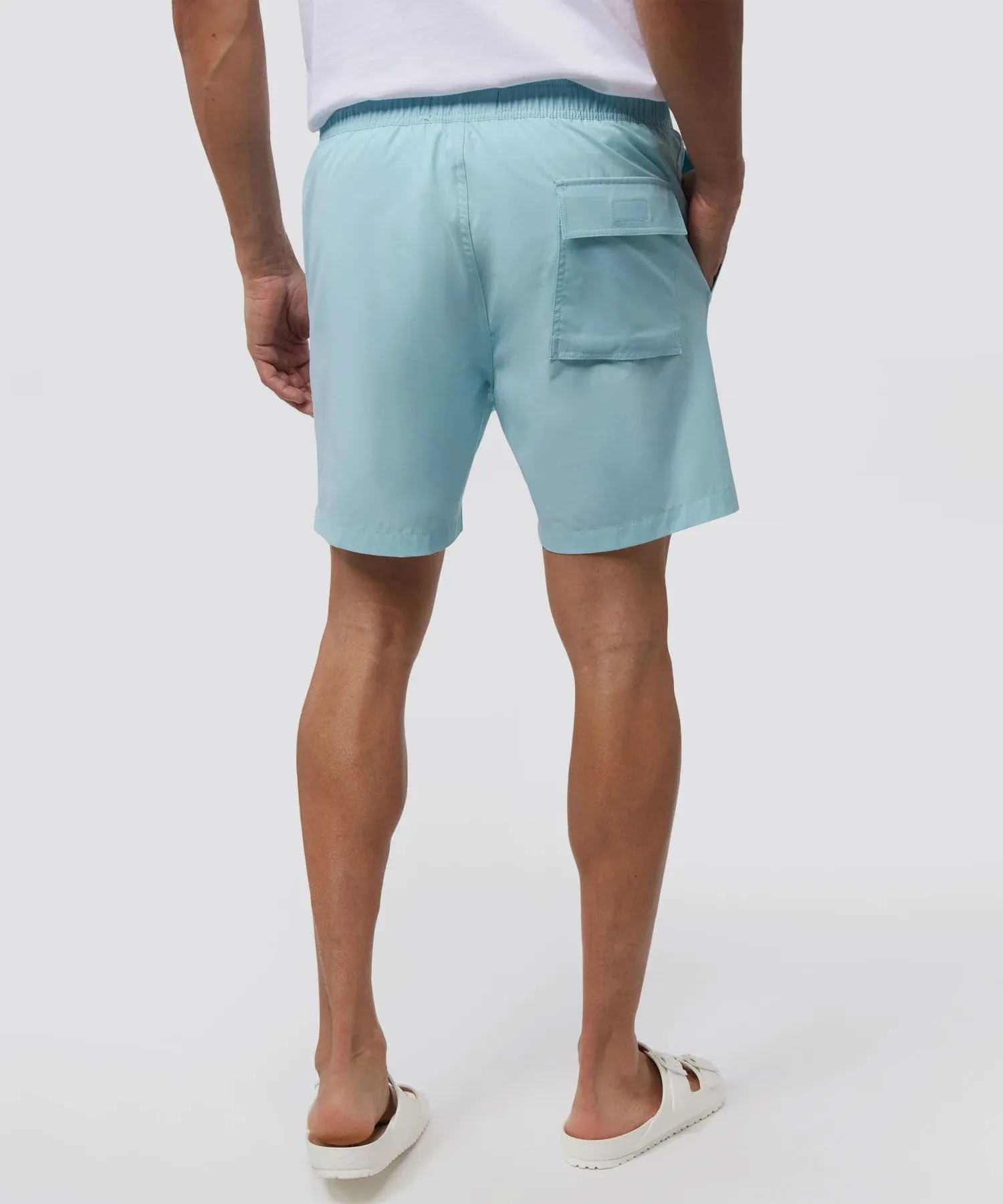 Psycho Bunny Kingwood Hydrochromic Swim Trunk - Seafoam