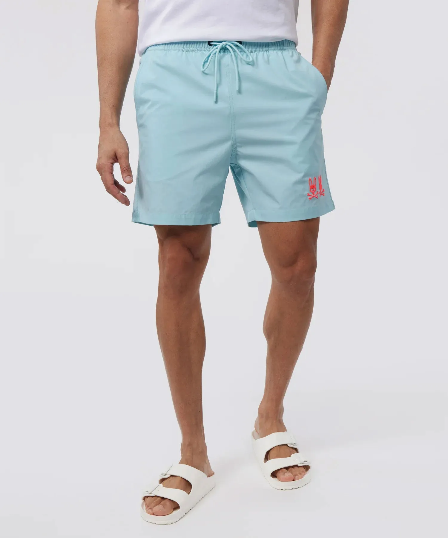 Psycho Bunny Kingwood Hydrochromic Swim Trunk - Seafoam