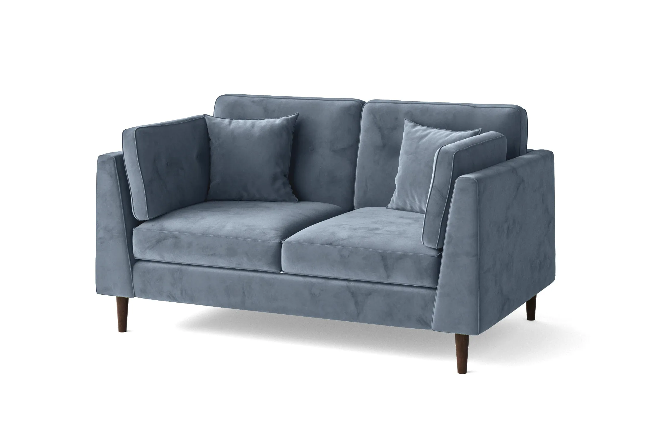 Ragusa 2 Seater Sofa Baby Blue Velvet