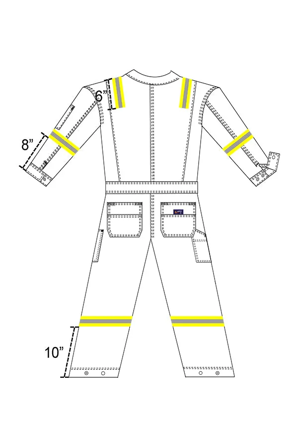 Reflective Tape-Arms, Legs, Shoulders | Coveralls