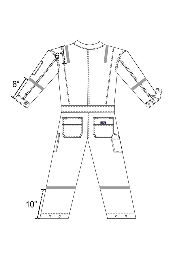 Reflective Tape-Arms, Legs, Shoulders | Coveralls