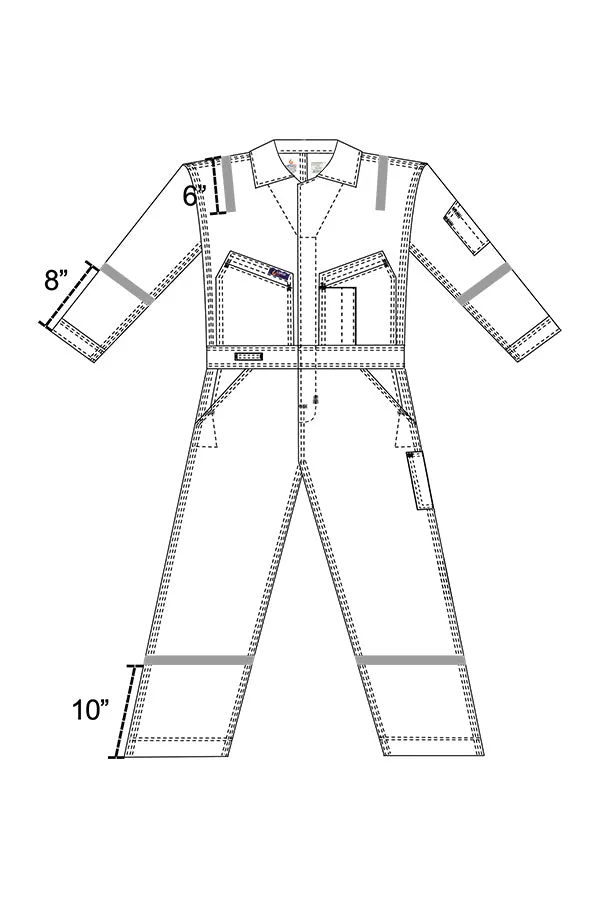 Reflective Tape-Arms, Legs, Shoulders | Coveralls