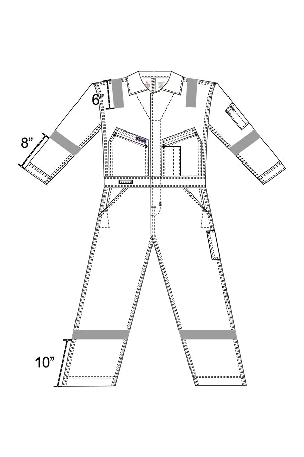 Reflective Tape-Arms, Legs, Shoulders | Coveralls