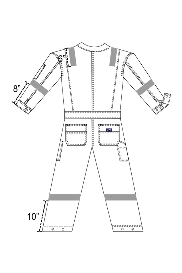 Reflective Tape-Arms, Legs, Shoulders | Coveralls