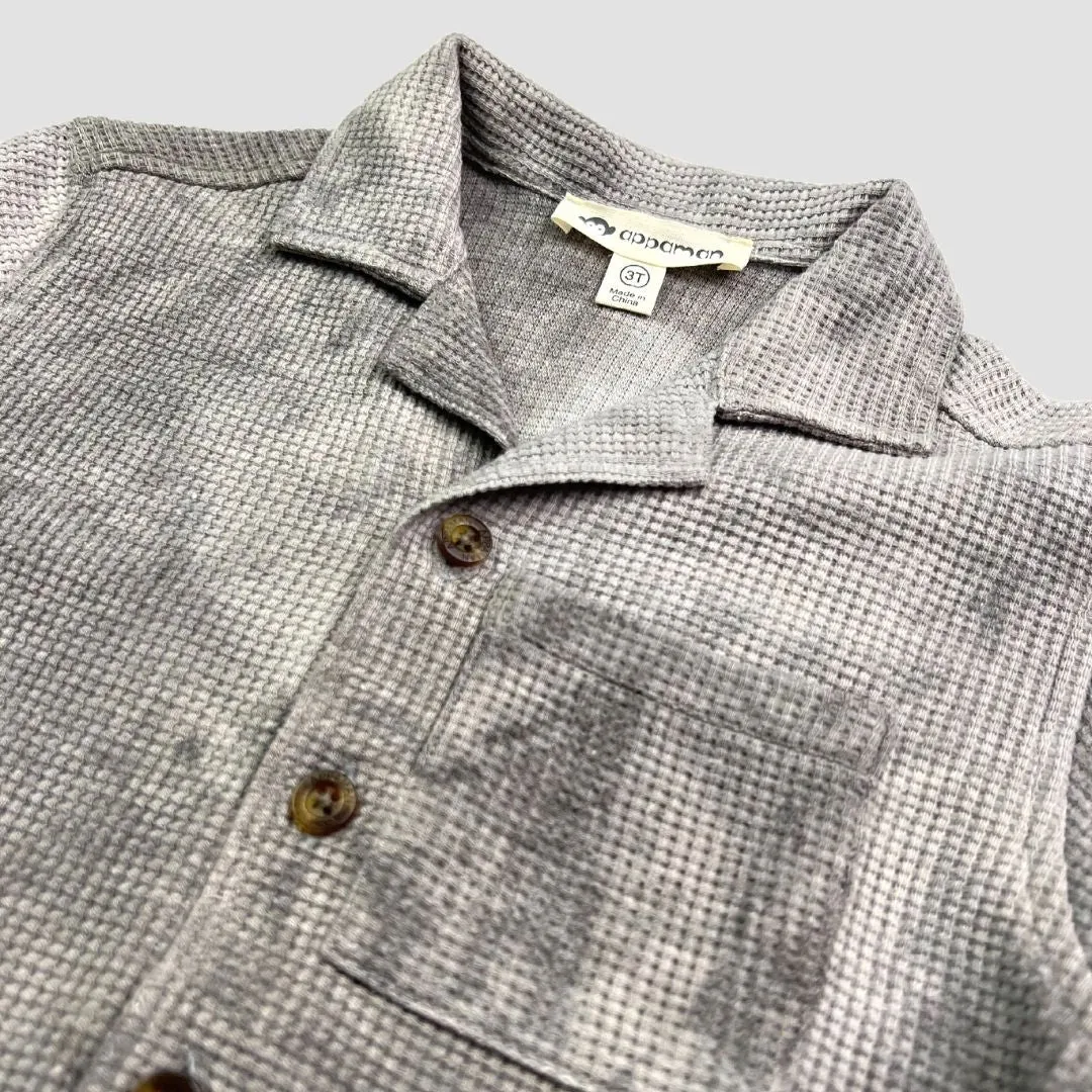 Resort Shirt | Grey Tie Dye