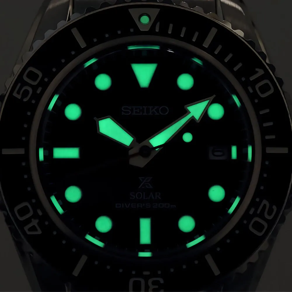 Seiko Prospex Diver's 200m Solar Mens Watch SNE589P1