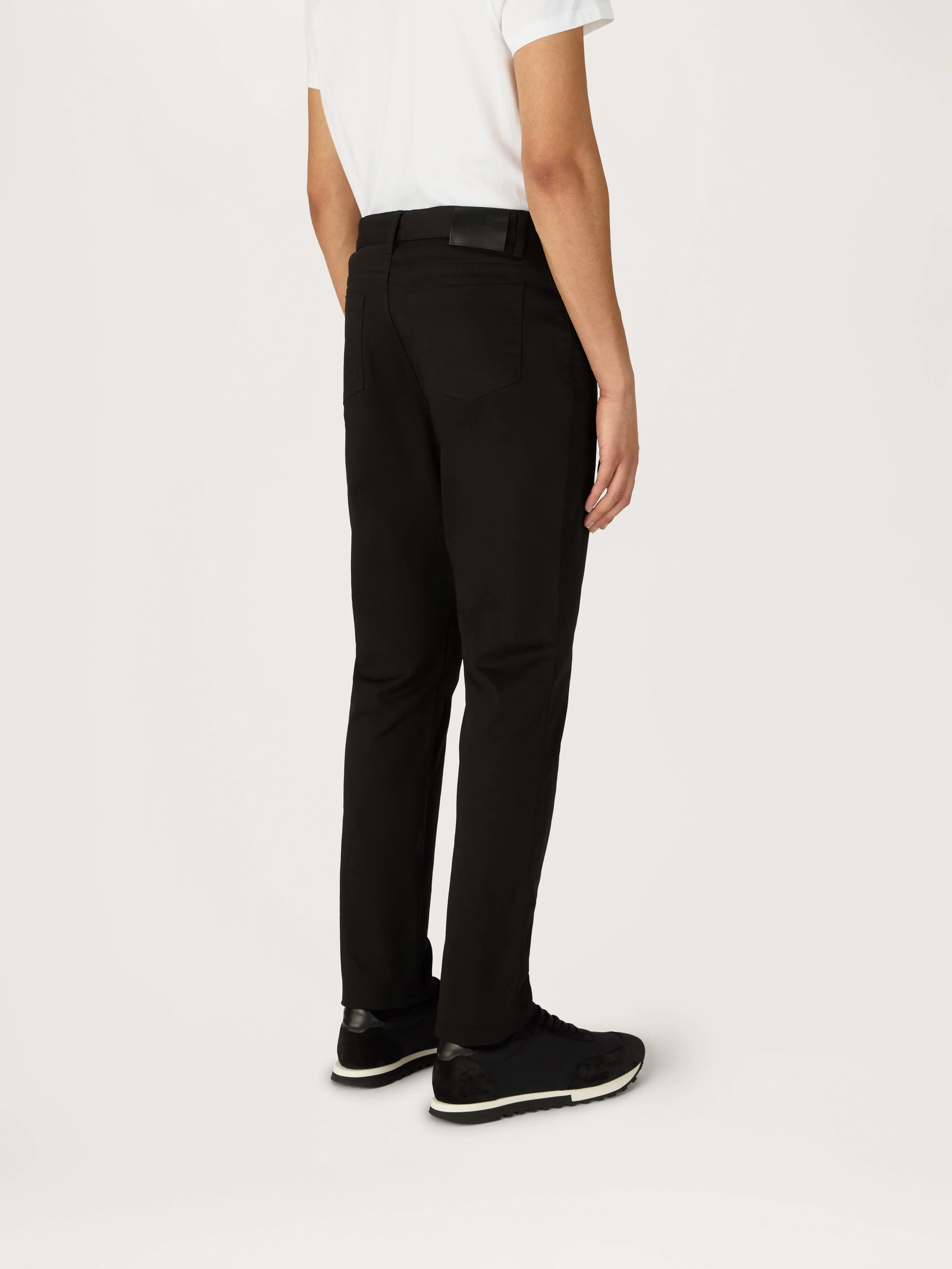 The Five Pocket Trouser || Black | Stretch Cotton