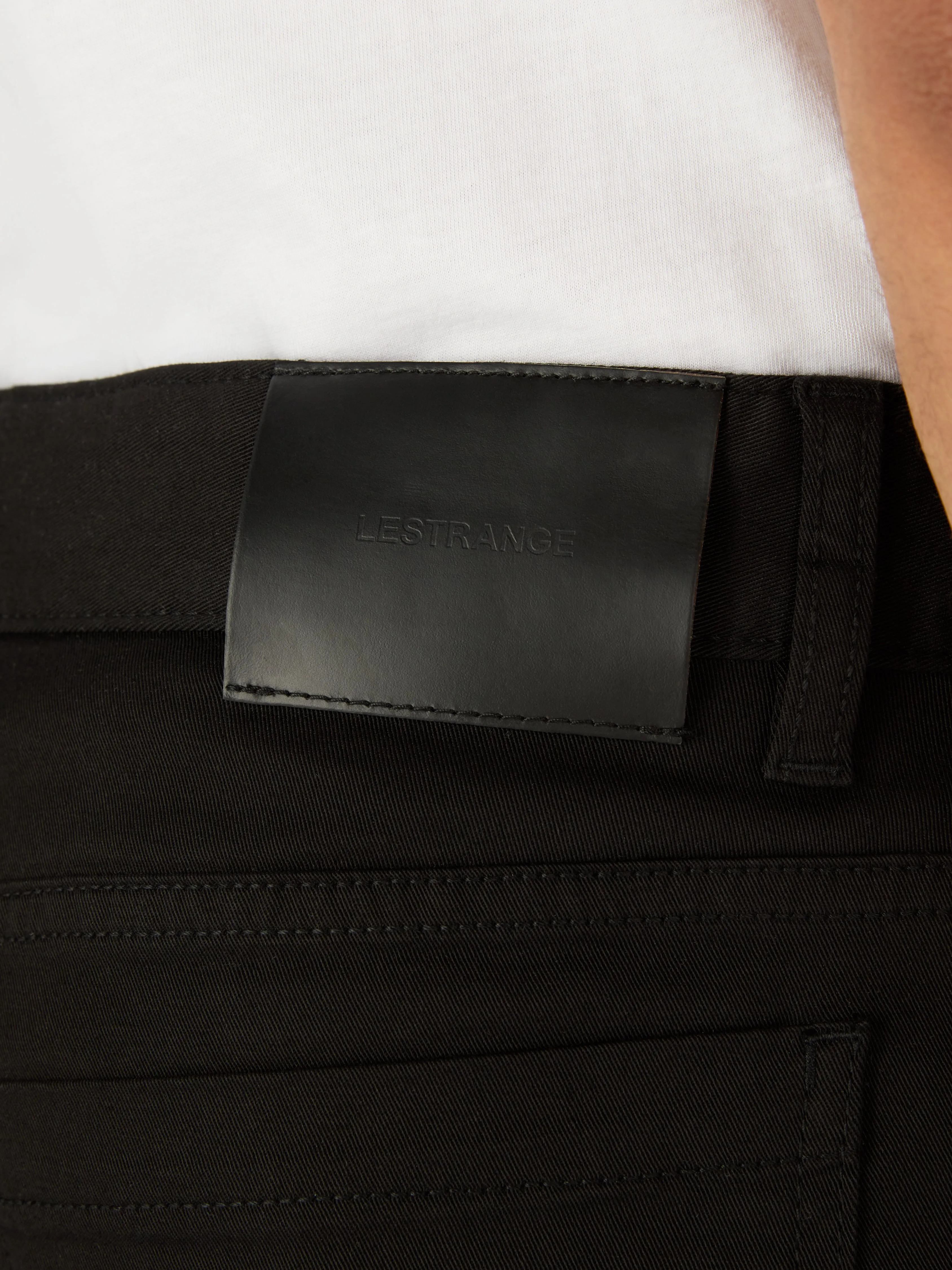 The Five Pocket Trouser || Black | Stretch Cotton