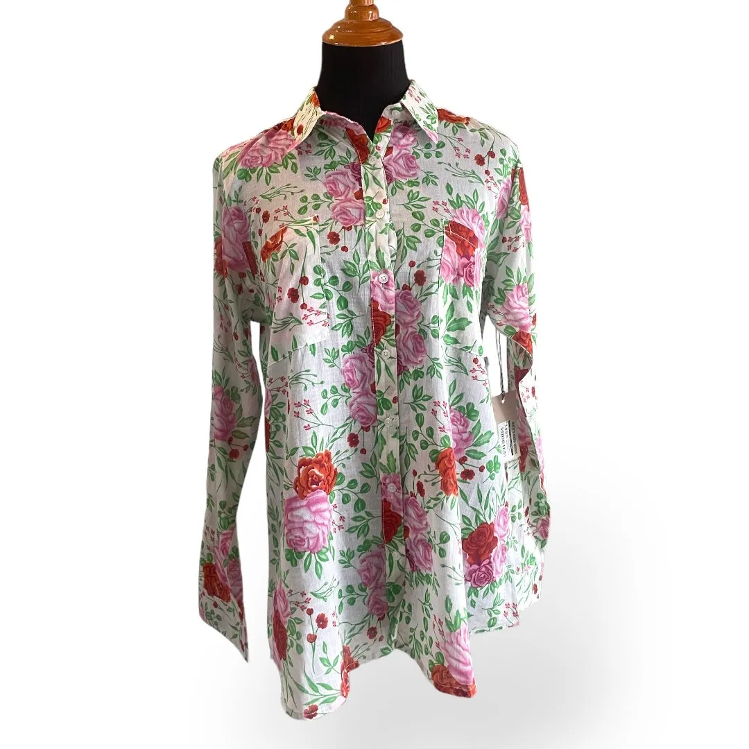 The Nu Vintage Roses Button-Down (Multi)