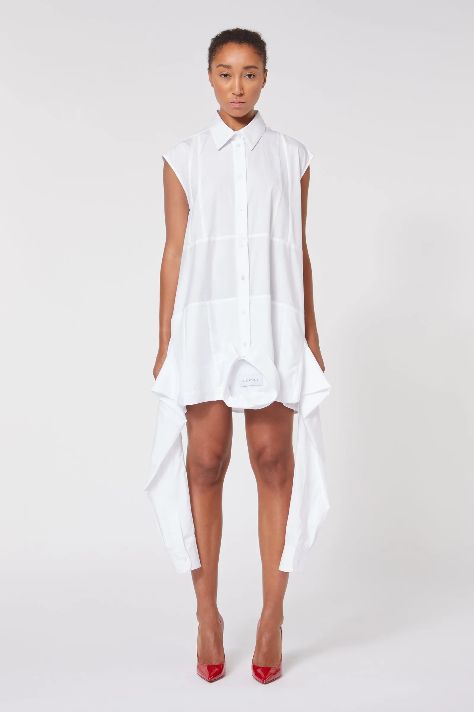 UPSIDE DOWN SHIRT DRESS