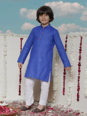 Vastramay Boy's Cotton Kurta and Pyjama Set