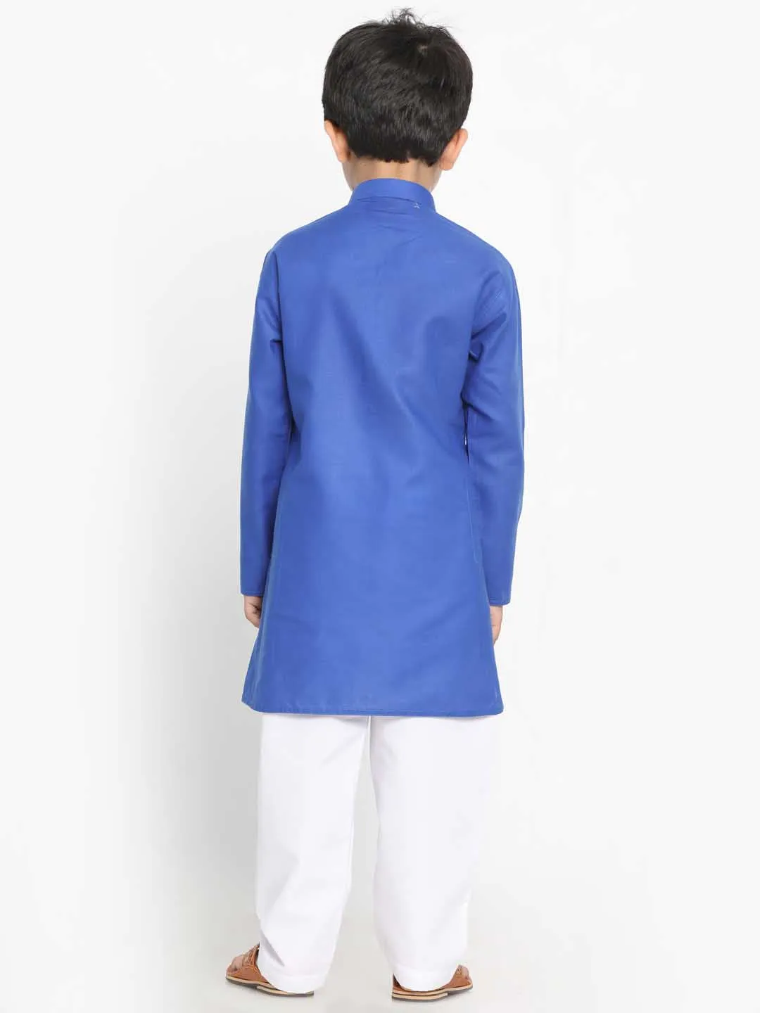 Vastramay Boy's Cotton Kurta and Pyjama Set